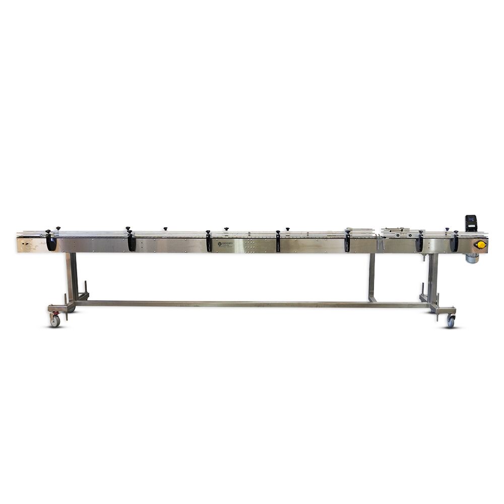 4.8 Slat Conveyor Stainless Steel - Packserv Australia