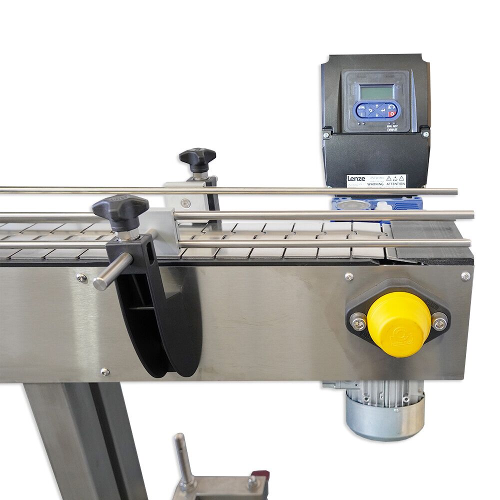 4.8m Stainless Steel Slat Conveyor - Image 2