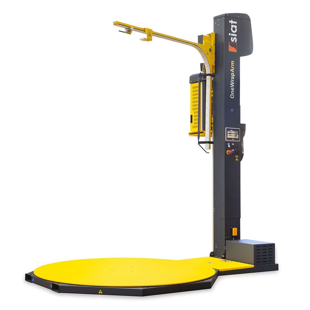 Pallet Wrapper Machines - Semi-Automatic Stretch Wrapper - OneWrapArm