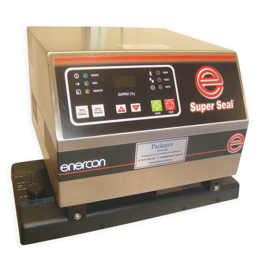 Automatic Induction Sealer Enercon INS-SS100 Super Seal - Packserv Australia