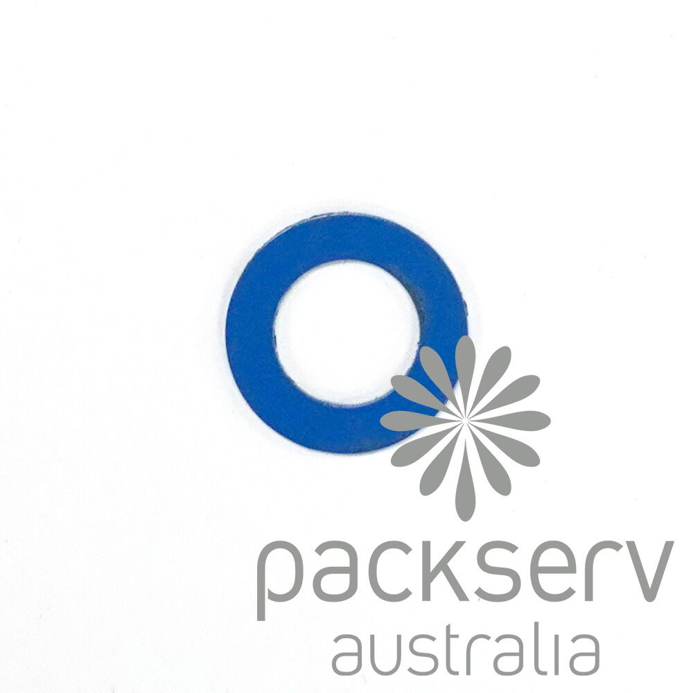 Label Plate Collar Blue - Steel