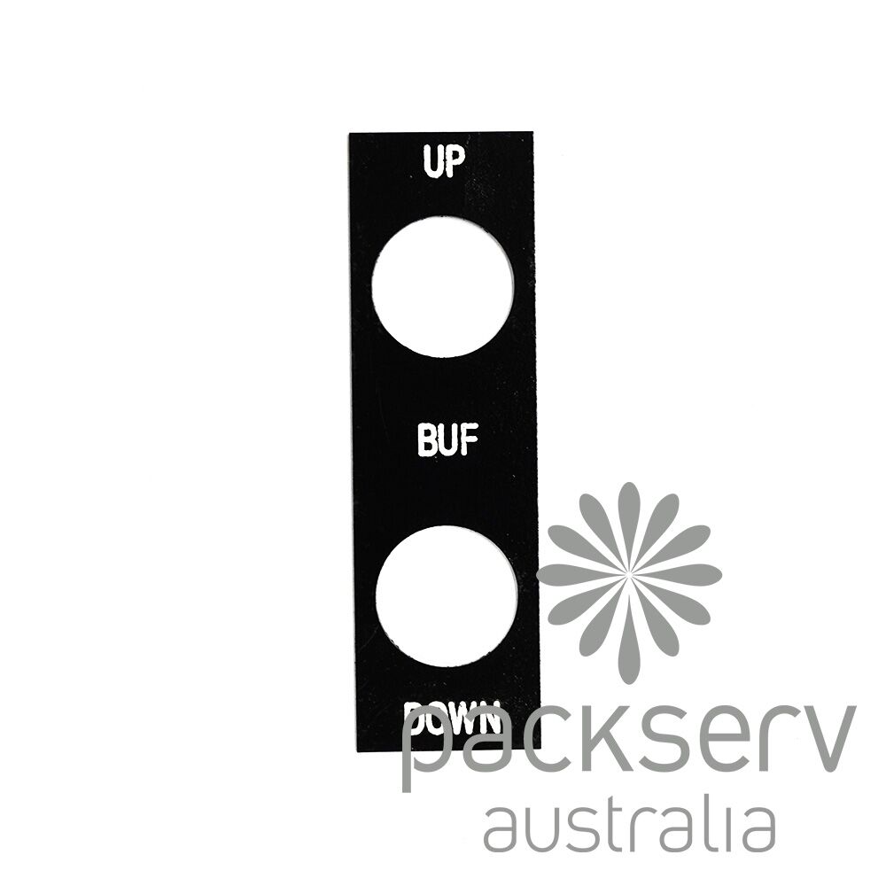 Label BUF Up Down Plate Double (LPD-UBD).
