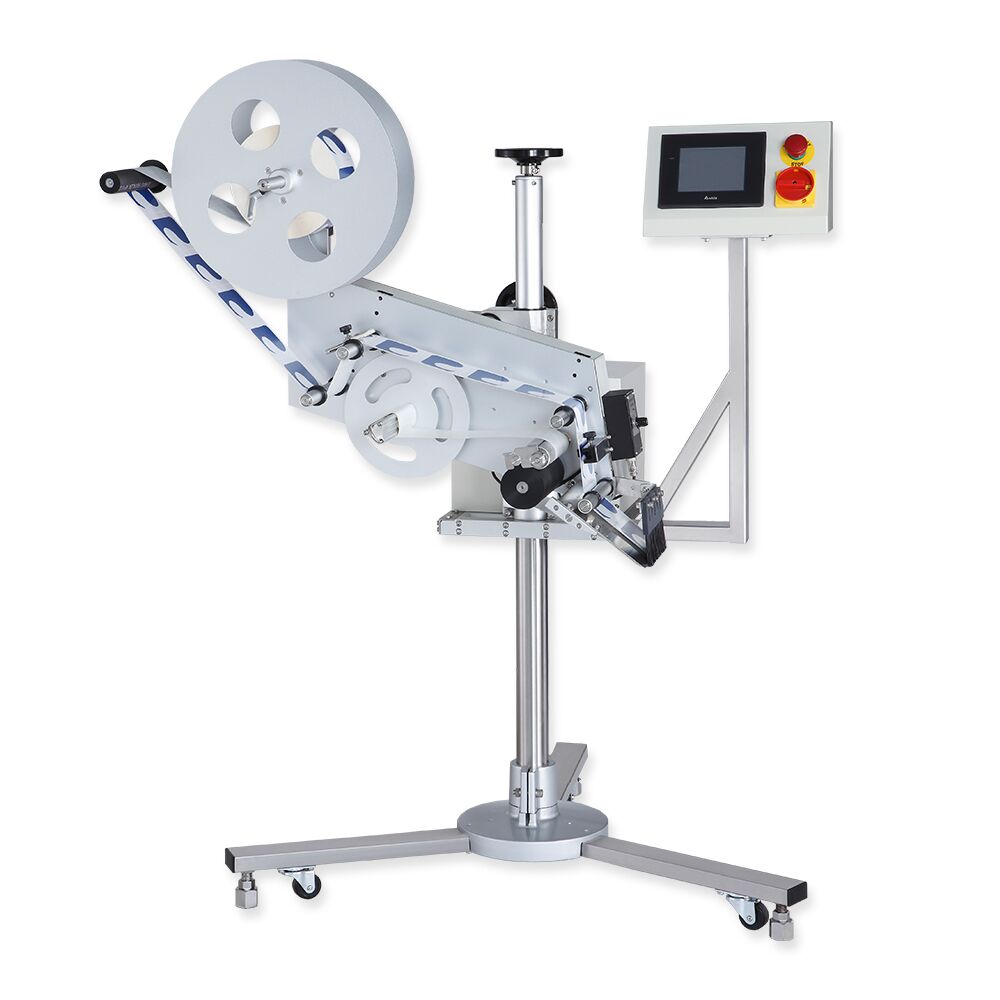 Standalone Top Wipe-On Labeller (PL-10).