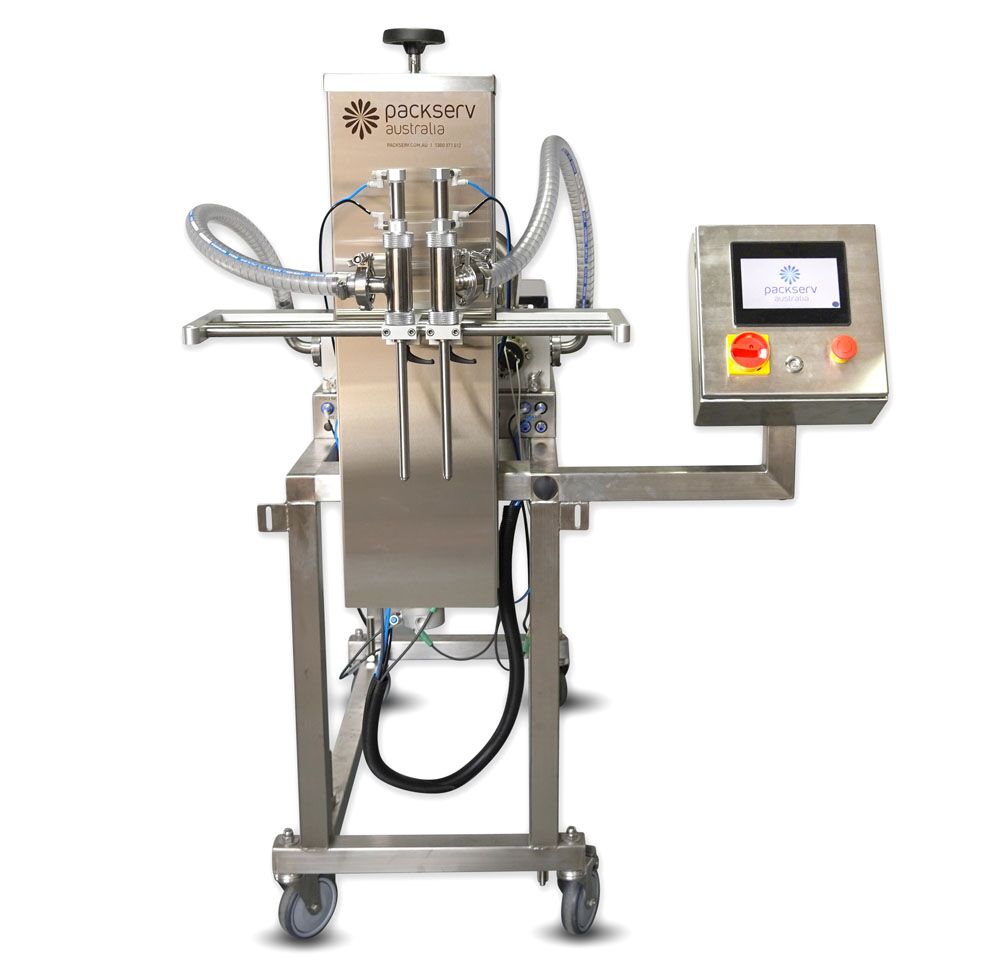 PLC-Controlled Twin Head Auto Liquid Filler